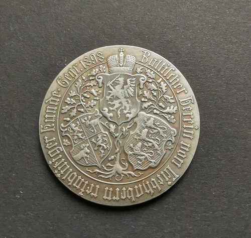 Medaille baltischer adel jagd - baltischer,