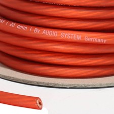 Stromkabel 20qmm Rot OFC