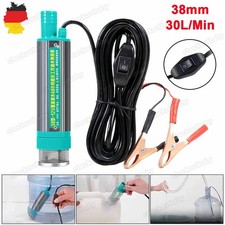12V Auto Edelstahl Tauchpumpe Diesel Öl Pumpe 30L/Min Wasserpumpe Transfer 38mm