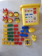 Lego Duplo Set Tierköpfe Eimer 2376 | Vollständig 36 St. + 3 zusätzl. - 1991