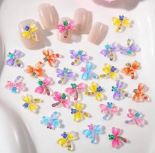 5 Libellen Libelle Feen Garten Landschaft Miniatur Figuren Harz Deco DIY Nägel