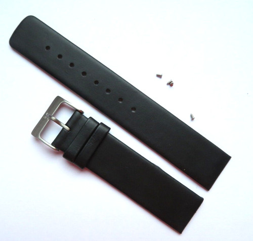 Uhrband leder schwarz - uhrband,