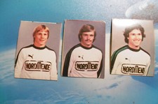 3 Stück Sammelbilder Americana München 1979 Fussball 79 Nr. 114 117 118