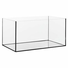 Aquarium 50x30x30cm Glasbecken 45 Liter rechteck Becken Glasaquarium Terrarium