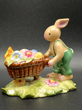 Villeroy & Boch 1x Hase Gärtner mit Schubkarre Bunny Family Ostern Osterei Ei