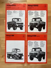Unimog Prospekte (U1000