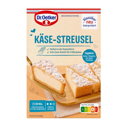 Oetker käse streusel - oetker, käse-streusel