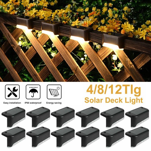 Solarleuchte led zaunleuchte - solarleuchte,