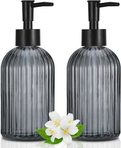 Seifenspender glas 2er set - glas,