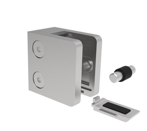 Glasklemme zamak 45x45mm - glasklemme,