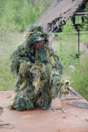 Ghillie tarnanzug anti fire - ghillie,