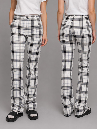 Burberry london check trousers - london,