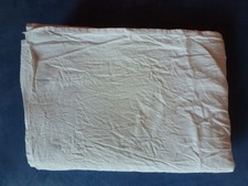 antikes Bettlaken Leinen 200 x 135 cm Maschinengewebt  ca. 1910/1920