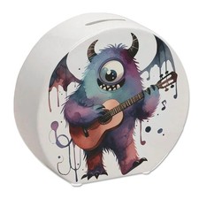 Freches Monster mit Gitarre