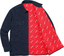 Supreme Corduroy Shirt Medium Navy Supreme Box Logo
