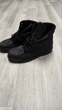 Deichmann Winterschuh Damenstiefel Winterstiefel Boots Schnürung schwarz Gr 39