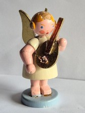 Engel mit Laute - WEHA Kunst - 65 mm-Erzgebirge - mit original Label