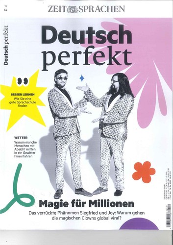 Deutsch perfekt 2024 - perfekt,, 11/2024