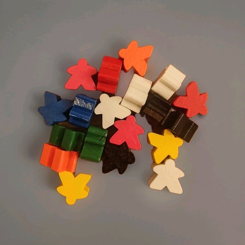 Carcassone ersatzteile meeple - carcassone,