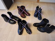 Boots Stiefeletten Schwarz 39
