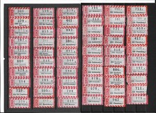 R-Zettel/BRD/2357 Bad Bramstedt Phila 71 - 2407 Bad Schwartau 1 .(120 versch.)