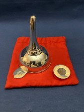 Dekantiertrichter mir Sieb, versilbert