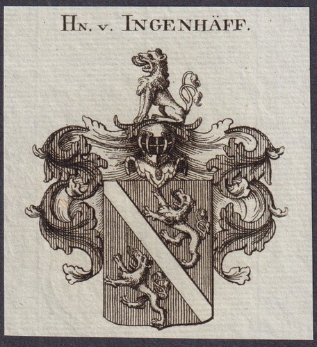 Ingenhäff wappen coat - wappen, of
