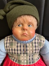 Künstlerpuppe Sigikid Kristin Schramm Puppe 46 cm. Ltd. Edition. Top Zustand   