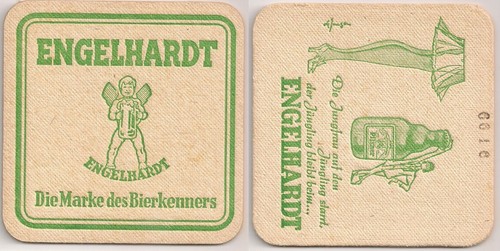 Engelhardt old beer mat - engelhardt,