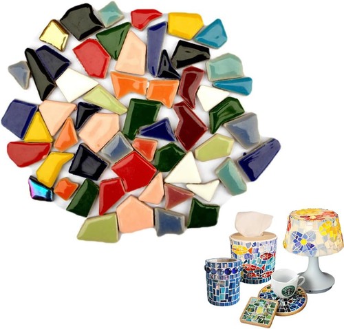 Mosaiksteine zum basteln bunt - mosaiksteine,