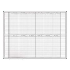 Jahreskalender 90x120cm Jahresplaner Dauerkalender magnethaftend, abwischbar