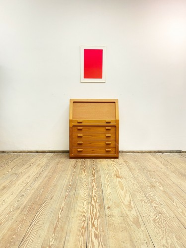 Mid century teak sekretär - century,