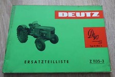Deutz Schlepper D40.1 S Ersatzteilliste