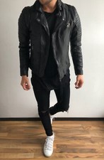Neu Be Edgy Lederjacke SPACE