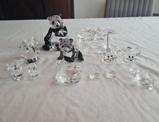 Swarovski Figuren Sammlung Pandas SCS Jahresausgabe 2008 Tauben Schwäne Elefant