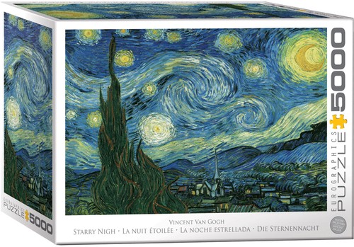 5000 teile puzzle van - van, gogh