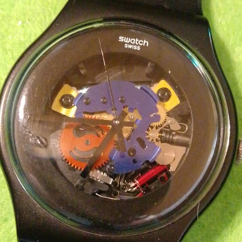 Mega swatch unisex quarz - mega,