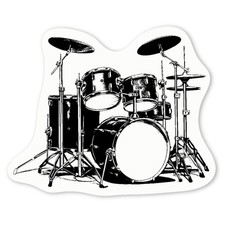 Aufkleber Sticker "Trommel