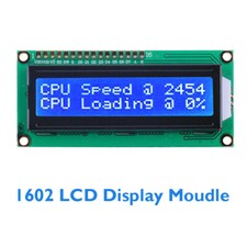 1602 LCD Display Module 16x2 Character Blue Backlight HD44780 Controller