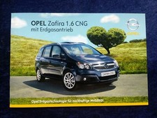 Opel Zafira 1.6 CNG mit Erdgas Prospekt 7.2007