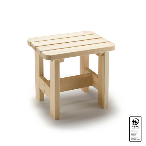 Kiefernholz hocker natur - kiefernholz,