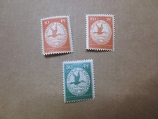 DR 1912  Flugpost MiNr I-III