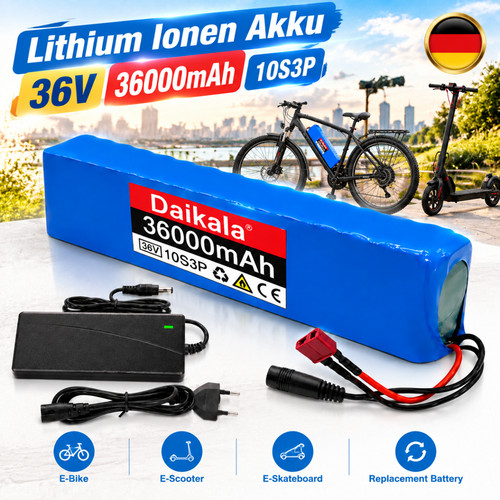 Akku 36v 36000mah 10s3p hohe - 36000mah,