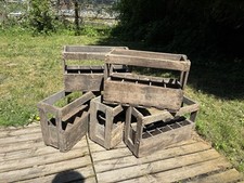 5 Weinregale Holz Kisten