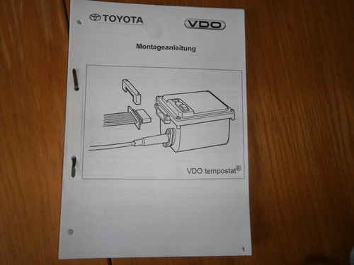 Toyota montageanleitung vdo - ,