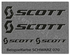 Scott 4 Aufkleber Sticker Fahrrad Rad Rahmen Frame Farbwahl Scott002