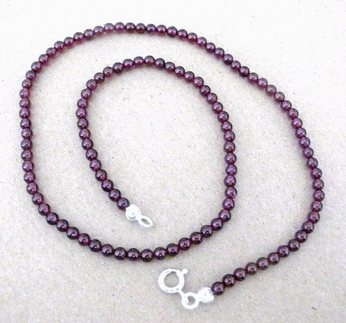 Granat edelstein kette mm - edelstein, 4