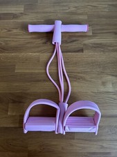 Fitness Fitnessgerät Silikon Bauchtrainer Bauch Beine Po Trainer Ziehband Rosa