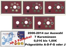 0,01-1,00€, 7 Münzen PP aus