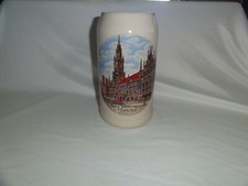 Bierkrug Maßkrug München Steinkrug 1 Ltr Porzellanmanufaktur Müller Floss Krug